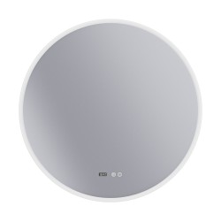 Erga Deam, okrúhle LED zrkadlo 100cm, 3 farby svetla, predné osvetlenie, vyhrievacia podložka proti zapareniu, ERG-V01-Deam-1010-CL (ERG-V01-DEAM-1010-CL)