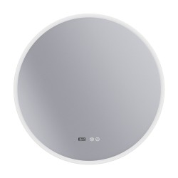 Erga Deam, okrúhle LED zrkadlo 90cm, 3 farby svetla, predné osvetlenie, vyhrievacia podložka proti zapareniu, ERG-V01-Deam-9090-CL (ERG-V01-DEAM-9090-CL)