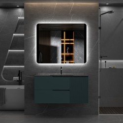 Erga Evelyn, LED zrkadlo 100x80cm, 2760 lm, 6500K, zadné osvetlenie, (ERG-V01-119-1080-00)