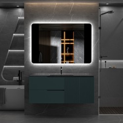 Erga Evelyn, LED zrkadlo 120x80cm, 3105 lm, 6500K, zadné osvetlenie, (ERG-V01-119-1280-00)