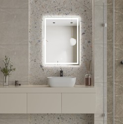 Erga Harper, LED zrkadlo 60x80cm, 2185 lm, 6500K, predné/zadné osvetlenie, (ERG-V01-113-6080-00)