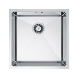 Erga HD, 1-komorový oceľový drez 440x440x210 mm, oceľová, (ERG-MLS-HD4444)