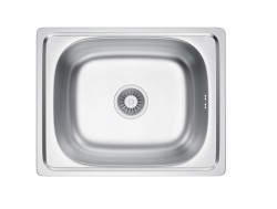 Erga HD, 1-komorový oceľový drez 460x410x160 mm, povrch MikroDekor, (ERG-MLS-HD4641D)