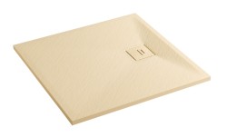 Erga Hyper, SMC sprchová vanička 130x70x2,6 cm + sifón, béžová matná, (ERG-V06-SMC-7013S-BG)
