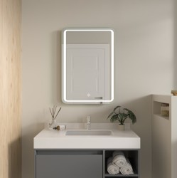 Erga Mia, LED zrkadlo 50x70cm, 1840 lm, 6500K, predné/zadné osvetlenie, (ERG-V01-117-5070-00)