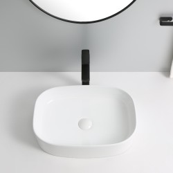 Erga Nancy, umývadlo na dosku 510x370x120 mm, biela lesklá, (ERG-V03-9611-WH)