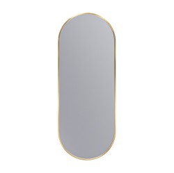 Erga Oval, oválne zrkadlo 35x90cm, zlatý rám, (ERG-V01-OVAL-3590-GD)