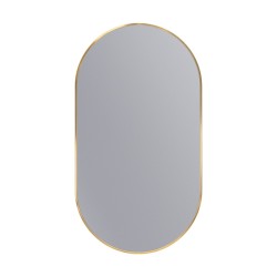 Erga Oval, oválne zrkadlo 55x100cm, zlatý rám, (ERG-V01-OVAL-5510-GD)