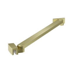 Erga Paris, rohová vzpera pre sprchové zásteny s hrúbkou skla 6/8/10 mm, dĺžka 35cm, zlatá matná, (ERG-V02-PARIS-BAR35-GB)