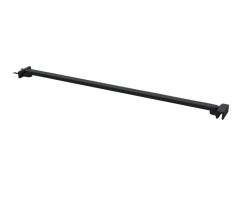 Erga Paris, rohová vzpera pre sprchové zásteny s hrúbkou skla 6/8/10 mm, dĺžka 60cm, čierna matná, (ERG-V02-PARIS-BAR60-BK)