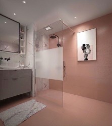 Erga Paris, sprchová zástena Walk-In 110x200 cm, 8mm číre/mliečne sklo, chrómový profil, ERG-V02-PARIS-110x200-MF-CR (ERG-V02-PARIS-110X200-MF-CR)