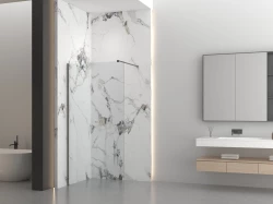 Erga Paris, sprchová zástena Walk-In 30x200 cm, 8mm číre sklo, grafitový profil, ERG-V02-PARIS-030x200-CL-GG (ERG-V02-PARIS-030X200-CL-GG)