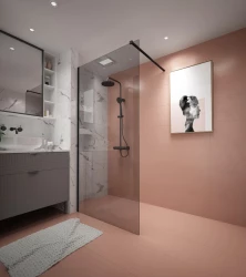 Erga Paris, sprchová zástena Walk-In 30x200 cm, 8mm šedé sklo, čierny profil, ERG-V02-PARIS-030x200-GR-BK (ERG-V02-PARIS-030X200-GR-BK)