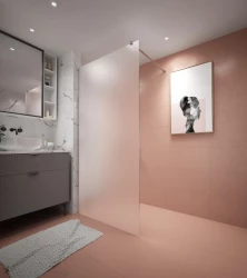 Erga Paris, sprchová zástena Walk-In 30x200 cm, 8mm sklo námraza, chrómový profil, ERG-V02-PARIS-030x200-FR-CR (ERG-V02-PARIS-030X200-FR-CR)