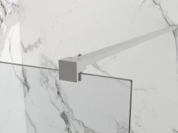 Erga Paris, stabilizačná vzpera pre sprchové zásteny s hrúbkou skla 8mm, dĺžka max. 150cm, brúsená oceľ, (ERG-V02-PARIS-BAR-BS)