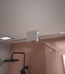 Erga Paris, stabilizačná vzpera pre sprchové zásteny s hrúbkou skla 8mm, dĺžka max. 150cm, chrómová, (ERG-V02-PARIS-BAR-CR)