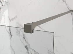Erga Paris, stabilizačná vzpera pre sprchové zásteny s hrúbkou skla 8mm, dĺžka max. 150cm, grafitová matná, (ERG-V02-PARIS-BAR-GG)