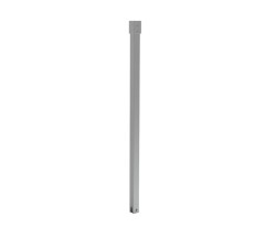 Erga Paris, stropná vzpera pre sprchové zásteny s hrúbkou skla 6(8)mm, dĺžka 62cm, chrómová, (ERG-V02-PARIS-BAR62-CR)