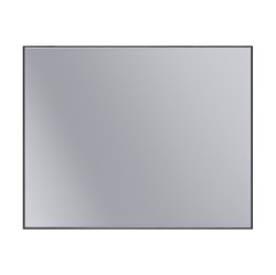 Erga Rectangle, obdĺžnikové zrkadlo 100x80 cm, čierny rám, (ERG-V01-RECTAGLE-1080-BK)