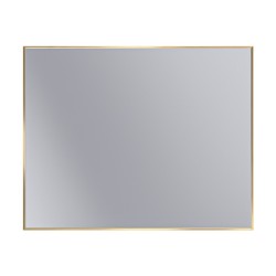 Erga Rectangle, obdĺžnikové zrkadlo 100x80 cm, zlatý rám, (ERG-V01-RECTAGLE-1080-GD)
