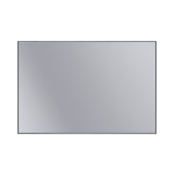 Erga Rectangle, obdĺžnikové zrkadlo 120x80 cm, čierny rám, (ERG-V01-RECTAGLE-1280-BK)
