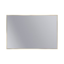 Erga Rectangle, obdĺžnikové zrkadlo 120x80 cm, zlatý rám, (ERG-V01-RECTAGLE-1280-GD)