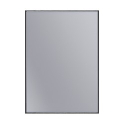 Erga Rectangle, obdĺžnikové zrkadlo 50x70 cm, čierny rám, (ERG-V01-RECTAGLE-5070-BK)