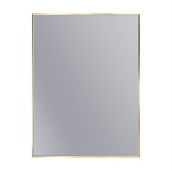 Erga Rectangle, obdĺžnikové zrkadlo 60x80 cm, zlatý rám, (ERG-V01-RECTAGLE-6080-GD)