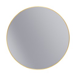 Erga Round, okrúhle zrkadlo 100cm, zlatý rám, (ERG-V01-ROUND-1010-GD)