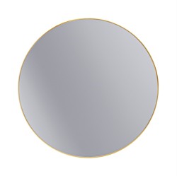 Erga Round, okrúhle zrkadlo 120cm, zlatý rám, (ERG-V01-ROUND-1212-GD)