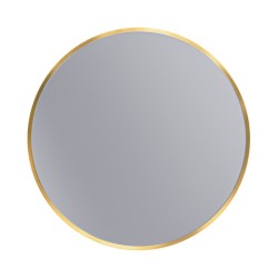 Erga Round, okrúhle zrkadlo 50cm, zlatý rám, (ERG-V01-ROUND-5050-GD)