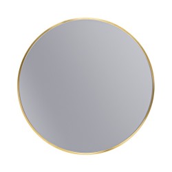 Erga Round, okrúhle zrkadlo 60cm, zlatý rám, (ERG-V01-ROUND-6060-GD)