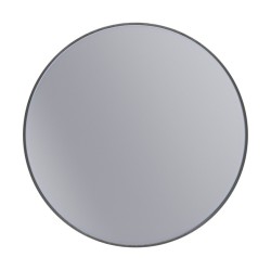 Erga Round, okrúhle zrkadlo 70cm, čierny rám, (ERG-V01-ROUND-7070-BK)