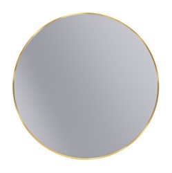Erga Round, okrúhle zrkadlo 90cm, zlatý rám, (ERG-V01-ROUND-9090-GD)