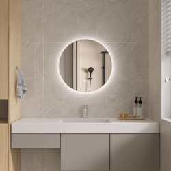 Erga Sofia, okrúhle LED zrkadlo 50cm, 1150 lm, 3 farby svetla, (ERG-V01-207-5050)