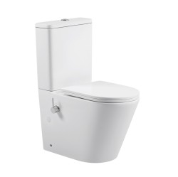 Erga Tina, WC kombi misa 620x365x820 mm, Rimless + funkcia bidetu + toaletné sedadlo, biela lesklá, (ERG-V03-TINA-RIM-BID-WH)