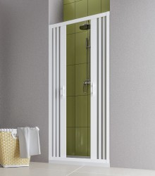 FORTE - Sprchová zástena FLEX - MARTE NEW - Rozmer A - 160 - 180 cm, Rozmer C - 185 cm, Typ otvárania - Zatváranie do stredu (OLBBXF135001)