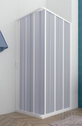FORTE - Sprchová zástena FLEX - VENERE NEW - Rozmer A - 80, Rozmer B - 80, Rozmer C - 185, Typ otvárania - Zatváranie na stranu (OLBBXF110001)