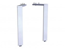 GEBERIT - Acanto Nohy ku skrinkám 316 mm, hliník/chróm (500.657.00.2)