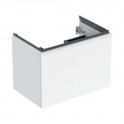GEBERIT - Acanto Umývadlová skrinka, 74x54x48 cm, 1 zásuvka, lesklá biela (503.004.01.1)