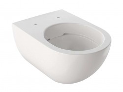 GEBERIT - Acanto Závesné WC, Rimfree, s KeraTect, biela (500.600.01.8)