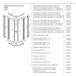 GEBERIT - Bicykel ND First tesniaca lišta stieracia zvislá, ZKPG, ZKDK, ZDDS A190004 (A190004)