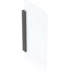 GEBERIT - Deliaca stena medzi pisoármi, čierna/biela (115.205.TD.1)