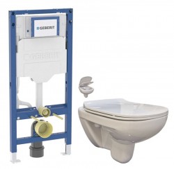 GEBERIT Duofix bez tlačidla + WC bez oplachového kruhu Edge + SEDADLO (111.300.00.6 EG1)
