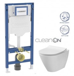GEBERIT Duofix bez tlačidla + WC CERSANIT CLEANON CITY (111.300.00.6 CI1)