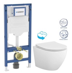 GEBERIT Duofix bez tlačidla + WC CERSANIT DESSE VORTEX /VÍROVÉ SPLACH/  + SEDADLO (111.300.00.6 ES1)