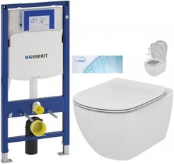 GEBERIT Duofix bez tlačidla + WC Ideal Standard Tesi so sedadlom SoftClose, AquaBlade (111.300.00.5 TE1)