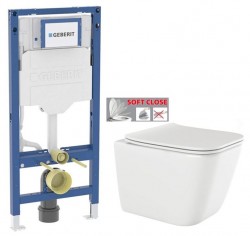 GEBERIT Duofix bez tlačidla + WC INVENA PAROS  + SEDADLO (111.300.00.6 RO1)