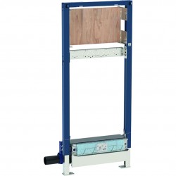 GEBERIT - Duofix Predstenová inštalácia na sprchu, výška 130 cm, s odtokom v stene, nástenná armatúra pod omietku (111.581.00.1)