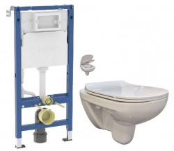 GEBERIT DuofixBasic bez tlačidla + WC bez oplachového kruhu Edge + SEDADLO (458.103.00.2 X EG1)